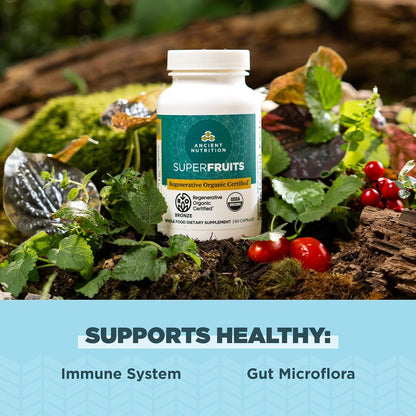 Ancient Nutrition SuperFruits Cápsulas - – Refuerzo inmunitario: Las superfrutas son ricas en antioxidantes – Image 2