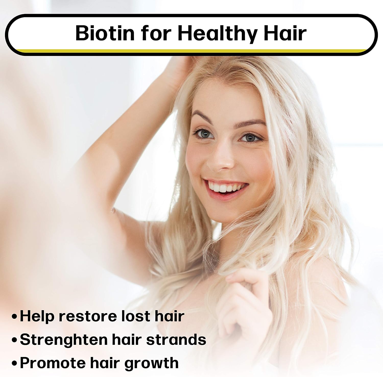 SBR Nutrition Biotina Líquida Máxima Absorción 10000 mcg - 60 Dosis