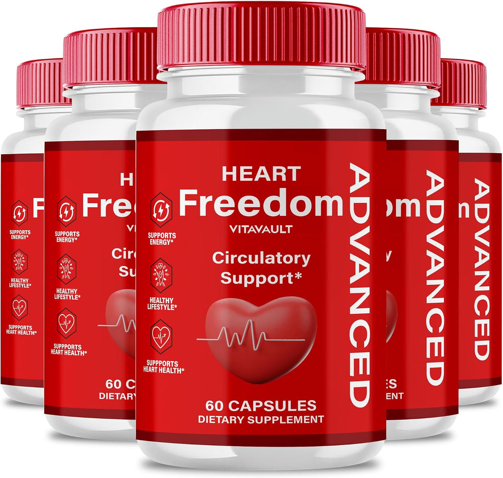 Heart Freedom Cápsulas - Apoyo Circulatorio y Energía (5 Envases)