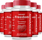 Heart Freedom Cápsulas - Apoyo Circulatorio y Energía (5 Envases)