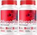 (2 Pack) GlucoBio Cápsulas - Fórmula Avanzada de Apoyo Natural para el Bienestar General, 120 Cápsulas