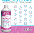 Buried Treasure Prenatal Plus DHA Complete - Liquid Prenatal Supplement with DHA and Iron