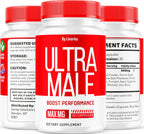 Ultra Male Pills (Pack de 5) - 300 Cápsulas, Fórmula Avanzada para Hombres