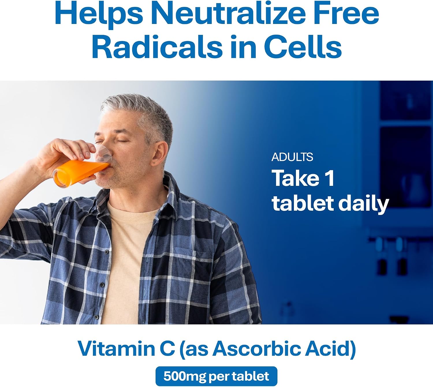 MAJOR Vitamina C 500 mg Ácido Ascórbico - 300 Comprimidos