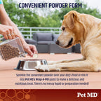 Pet MD Caldo de Huesos para Perros - Topper de Comida con Vitaminas y Aminoácidos - 113 g (4 oz)
