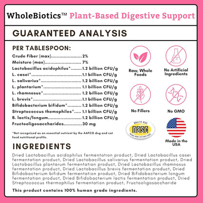 WholeBiotics Probióticos Diarios para Perros – ¿Puedo mezclarlo con comida cruda? Sí, es compatible con dietas – Image 5