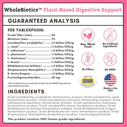 WholeBiotics - Probióticos para Perros y – Número de cepas: Una mezcla de varias cepas (como las 9 de – Image 5