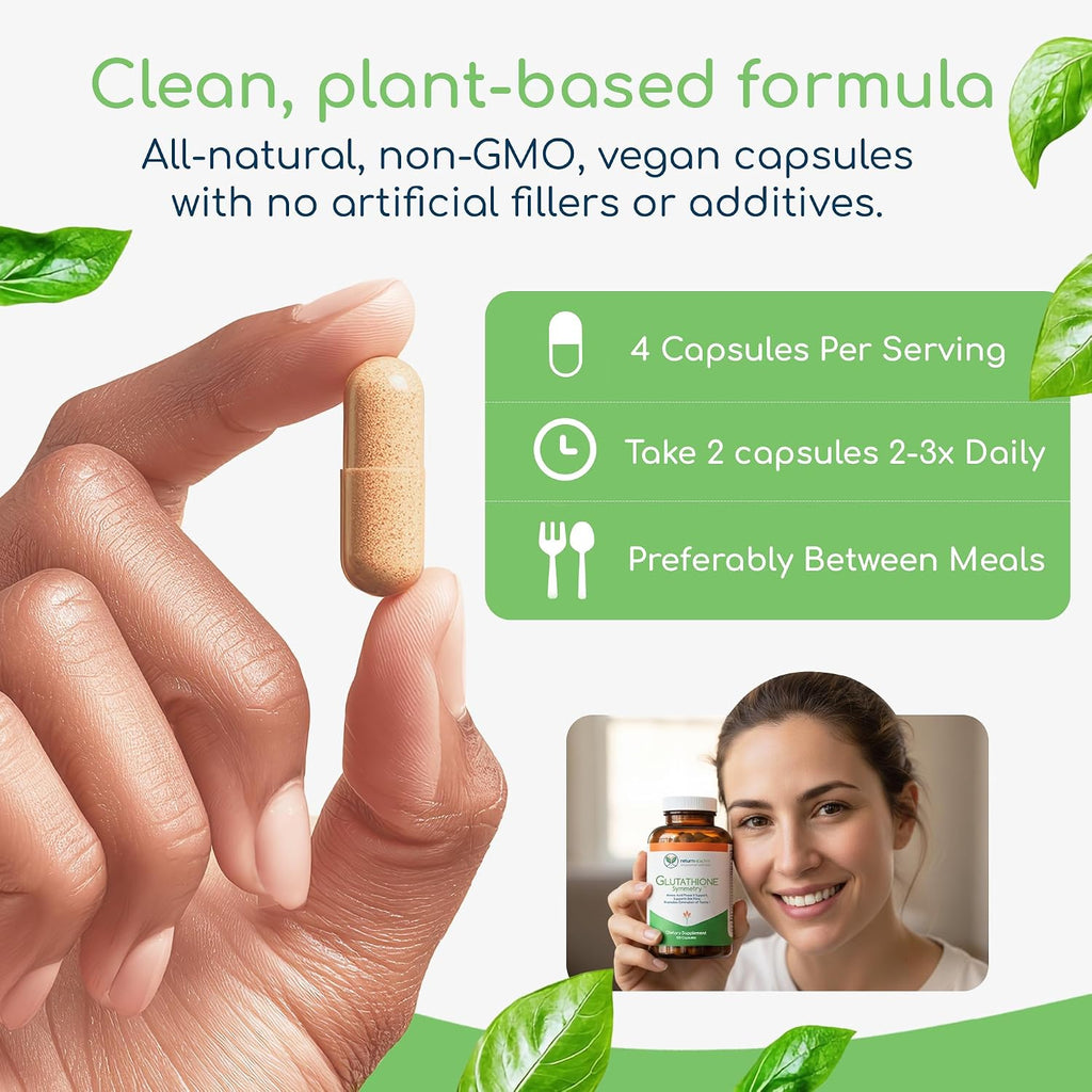 Glutathione Symmetry | S-Acetil Glutatión | Antioxidante y Detoxificación | 120 cápsulas