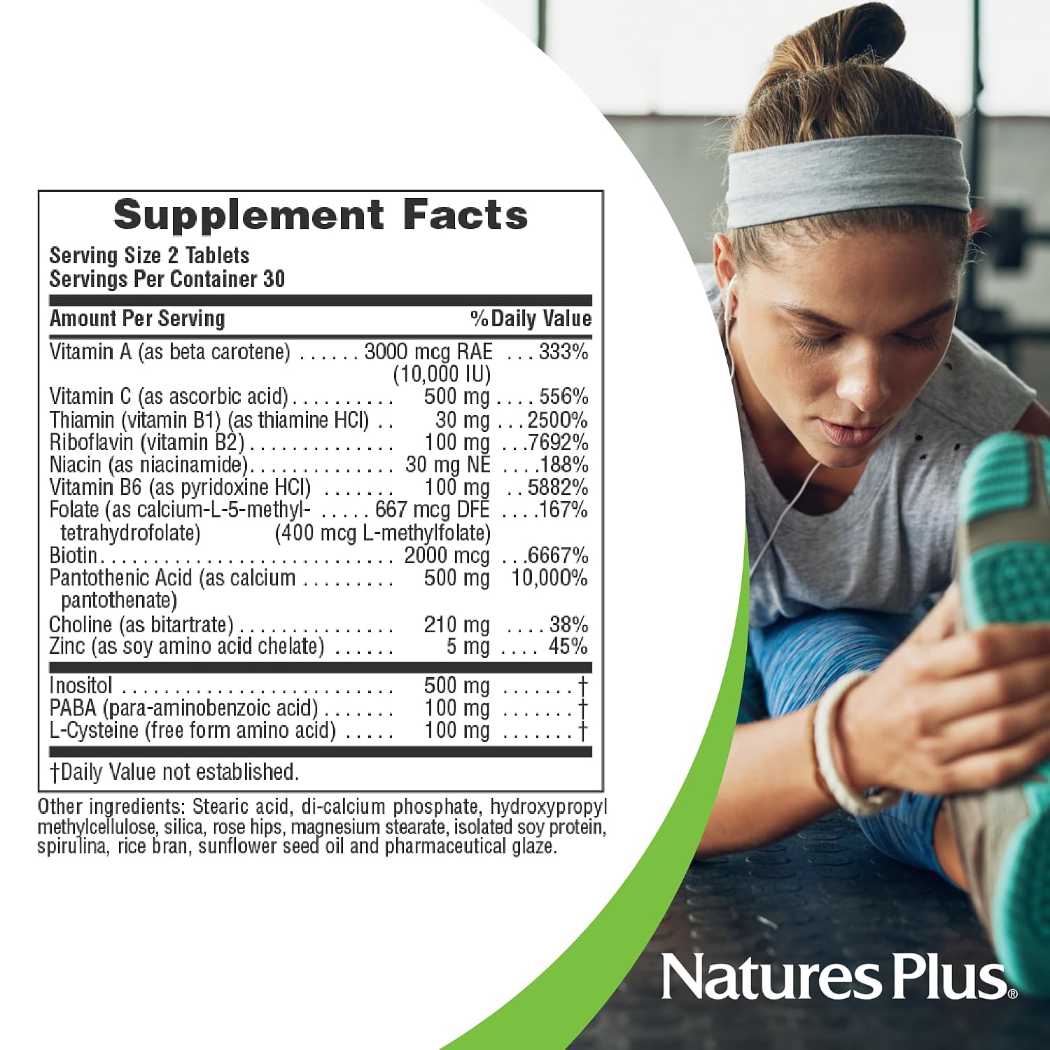 NaturesPlus Ultra Hair - 60 Comprimidos de Liberación Sostenida
