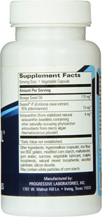 Progressive Labs Astaxanthol Suplemento, 60 Cápsulas