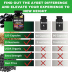 AyBet Shilajit Orgánico Himalayo - 15 Ingredientes - 120 Cápsulas