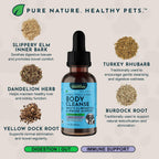 Animal Essentials Body Cleanse Liver Support para Perros y Gatos, 59 ml