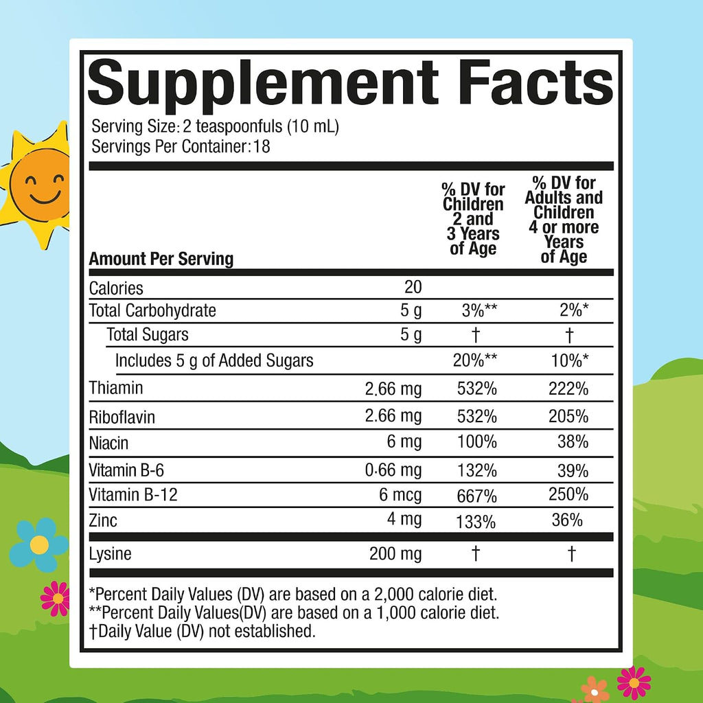 Apetol Estimulante del Apetito para Niños y Adultos | Jarabe Multivitamínico con Complejo B y Zinc | 2 Pack de 177 ml cada uno