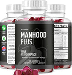 Manhood Plus Gummies for Men, 1050mg, 60 Gomitas