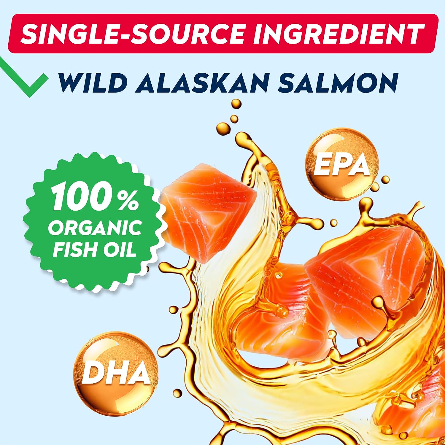 StrellaLab Aceite de Salmón para Perros y Gatos - 946 ml - Omega 3 EPA DHA - Apoyo para Piel y Articulaciones