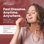 Vitamina B12 2500 mcg Pastillas Sublinguales Sabor Cereza - NutraBulk