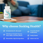 Seeking Health DIM & I3C - Apoyo al Metabolismo Hepático de Estrógenos - 400 mg, 60 Cápsulas