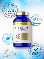 Carlyle L-Tirosina 1000 mg 300 Cápsulas