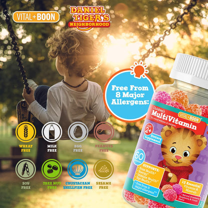 Daniel Tiger - Multivitamínico en Gominolas – Vitamina D3: Ayuda a la absorción del calcio y fósforo, esencial – Image 3