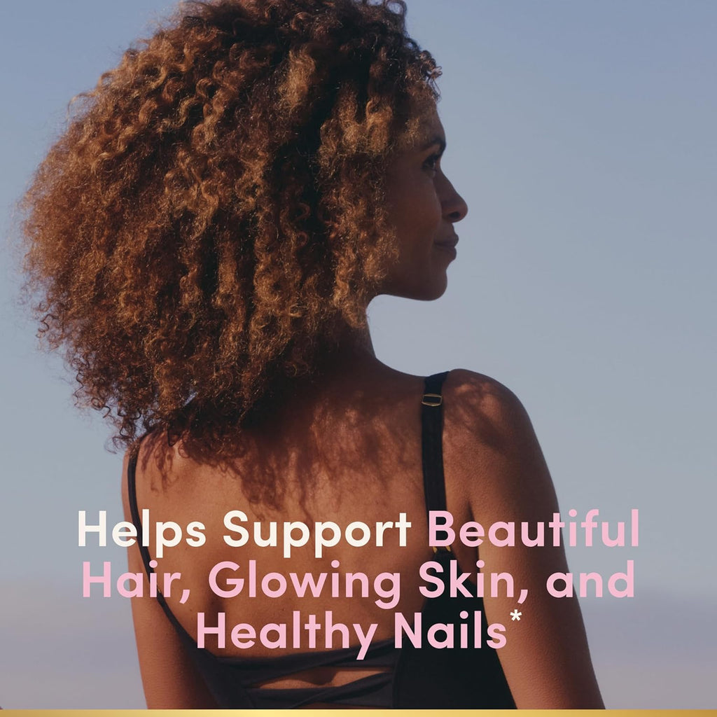 Nature's Bounty Gominolas de Biotina 2500 mcg para Cabello, Piel y Uñas – 200 uds sabor fresa