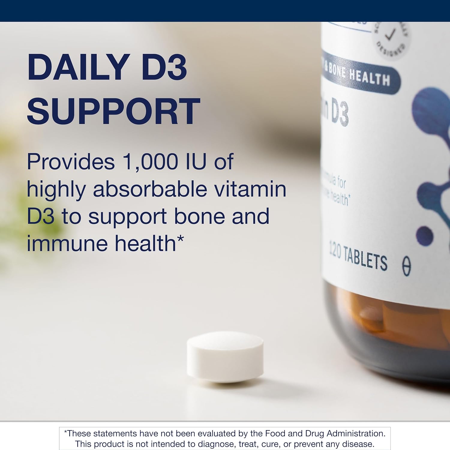 Metagenics Vitamina D3 1000 UI - 120 Comprimidos