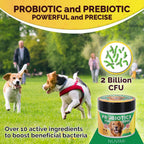 NUVIMI Probióticos para Perros con Prebióticos - 120 Comprimidos Sabor Pollo