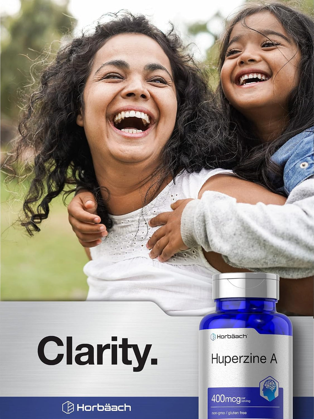 Horbäach Huperzina A 400 mcg | 180 Cápsulas | Complemento No-GMO y Sin Gluten