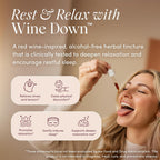 Apothékary Wine Down – Gotas Herbales para Relajación y Sueño, 1 oz
