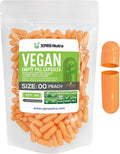XPRS Nutra Cápsulas Vacías Tamaño 00 - 100 Unidades - Cápsulas Veganas - Cápsulas Vegetarianas para Rellenar - Cápsulas Vegetales (Melocotón)