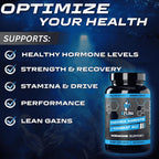 eFlow Nutrition Fadogia Agrestis + Tongkat Ali - Complemento Natural 2 en 1 para Rendimiento y Bienestar Hormonal - 60 Cápsulas