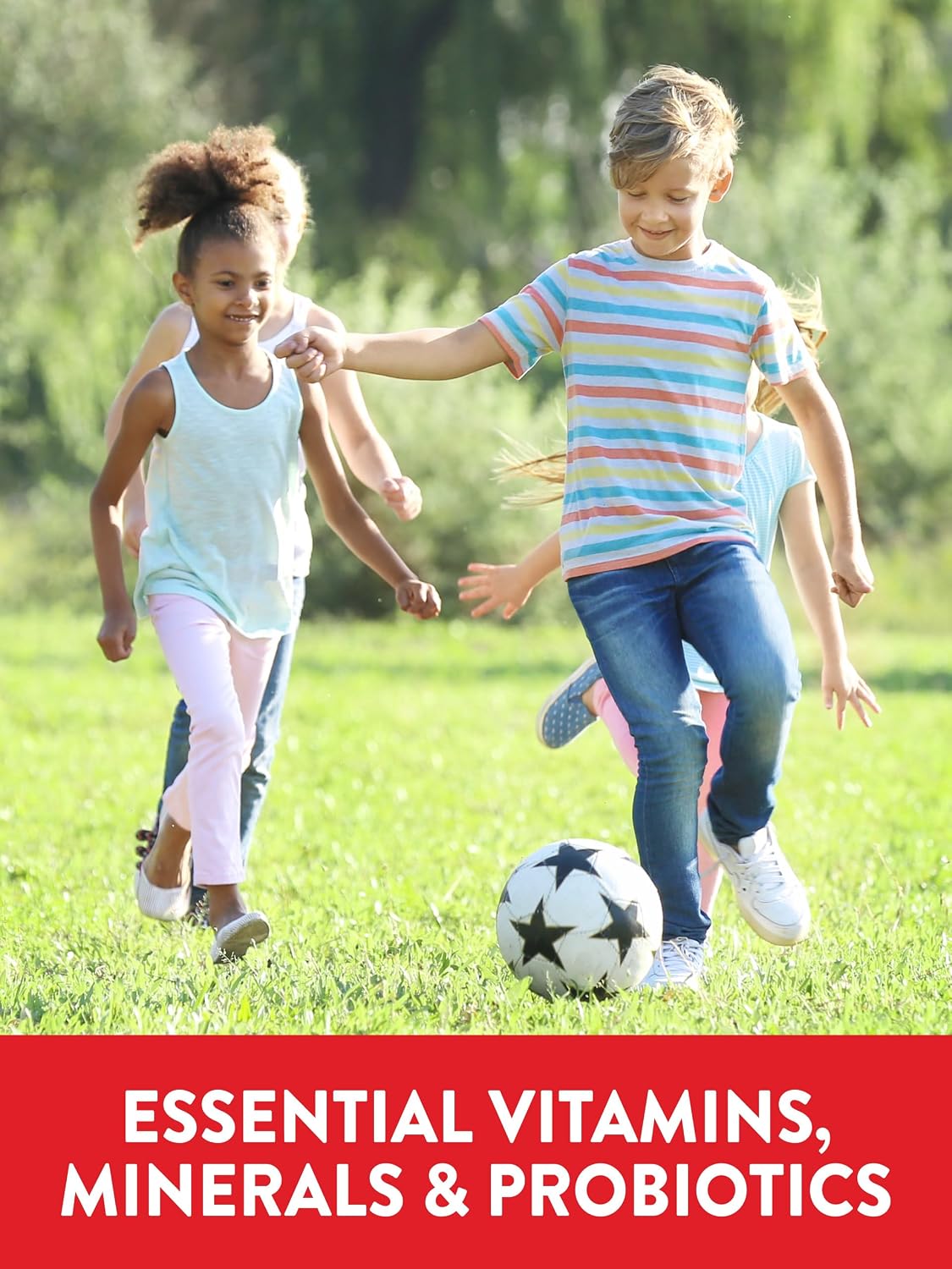 Nature's Truth Kids Multivitamin Gummies with Probiotics | 60 Gomitas | Sabor Berry Punch | Suplemento Vegetariano, No GMO y Sin Gluten