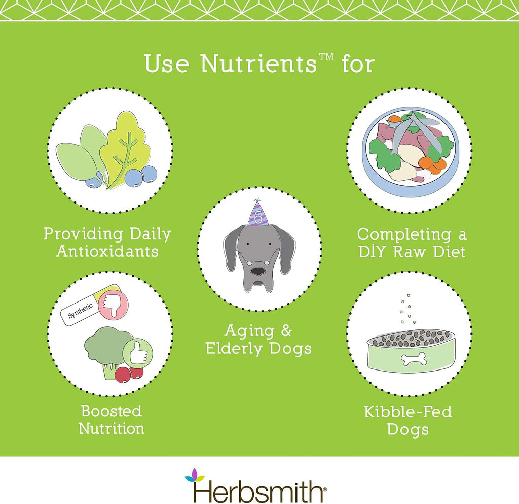 Herbsmith Nutrients Superfood Multivitamin for Dogs – 184 g