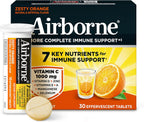 Airborne Comprimidos Efervescentes para el Sistema Inmunitario, Sabor Naranja - 30 unidades