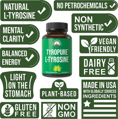TyroPure L-Tirosina 500 mg Cápsulas – Image 3