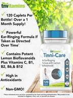 Tinni-Care Bioflavonoides de Limón y Vitaminas B - 120 Comprimidos