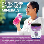 RnA ReSet ReMag y Vitamina C Reset Bundle – Suplemento Líquido de Magnesio (480 ml) y Polvo de Vitamina C Sabor a Bayas (420 g)