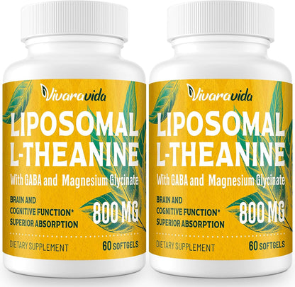 Vivaravida L-Theanina 800mg con GABA y Glicinato de Magnesio - Compuesto Natural para el Sueño y la Relajación (60 Cápsulas – Image 7