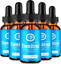 Tinnitrol Gotas para el Tinnitus, Alivio para el Zumbido en los Oídos, Suplemento Líquido Natural para la Salud Auditiva (Pack de 5)