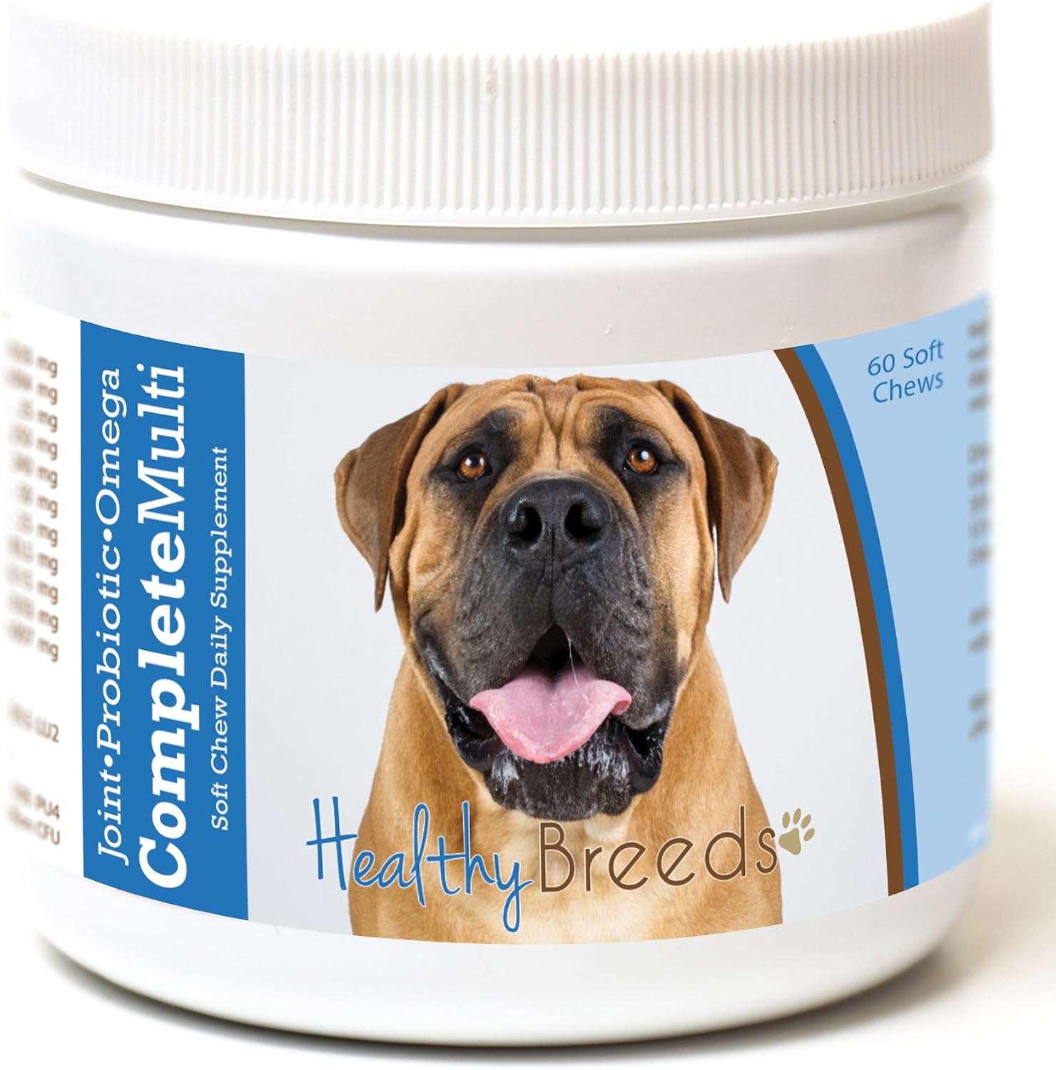 Healthy Breeds Boerboel Multivitamínico Todo en Uno Masticable 60 unidades