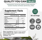 Suplemento de Calostro Bovino Puro de Pasto - 2000 mg y 400 mg de IgG - Sin Azúcar, Sabor Cacao Natural - 30 Raciones