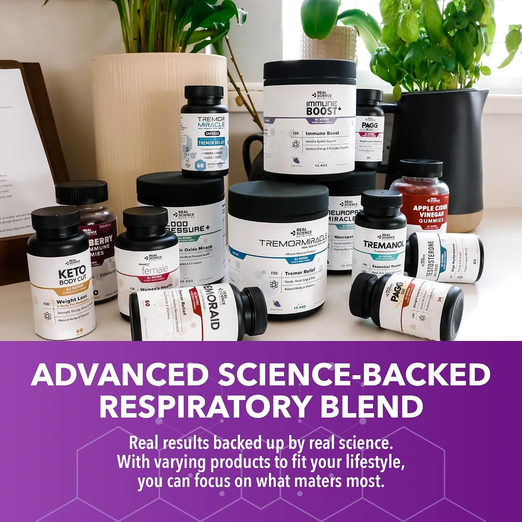 Real Science Oxygenate Miracle – Apoyo Respiratorio y Circulatorio Diario, 60 Cápsulas