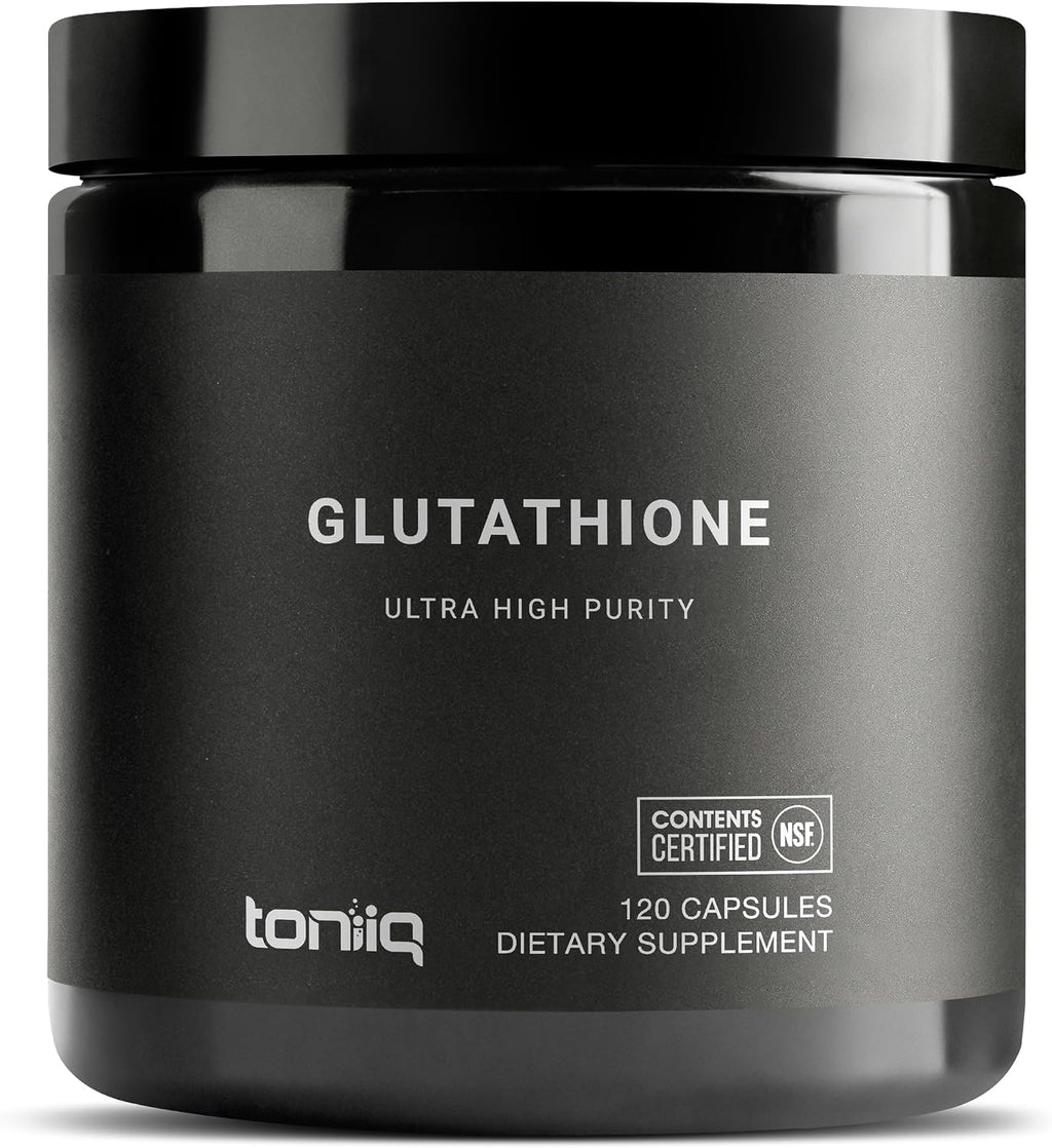 Toniiq Glutatión 1000mg - 120 Cápsulas - Alta Pureza 98%+