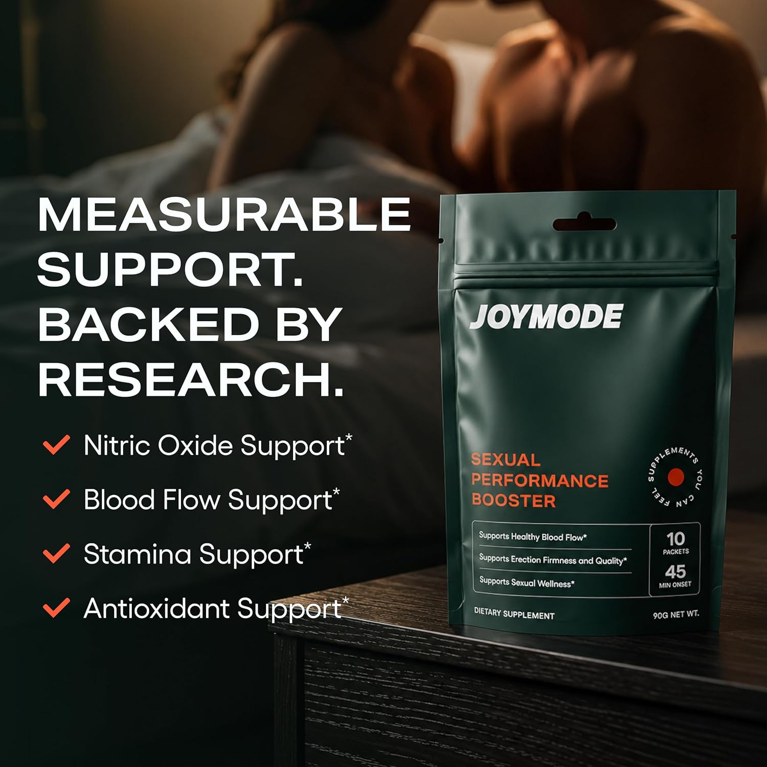 JOYMODE Potenciador de Rendimiento Sexual para Hombres – Con L-Arginina, L-Citrulina y Ginseng