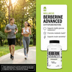 NutraBio Berberine Advanced – Dihidroberberina 200 mg, 60 Cápsulas