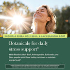 Gaia Herbs Stress Response - Suplemento para el Estrés con Adaptógenos, Rodiola, Albahaca Santa y Ashwagandha - 30 Cápsulas Líquidas Veganas