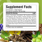 Herbsforever Cardio-B Suplemento Herbal Ayurvédico 90 Cápsulas Vegetales 800 mg