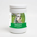 Healthy Breeds Snacks Blandos de Aceite de Salmón para Perros Miniature Schnauzer, 120 Unidades