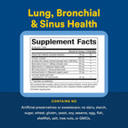 Salud Pulmonar, Bronquial y Sinusal de Natural Factors, Suplemento Natural para la Salud Respiratoria, 45 comprimidos