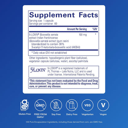 Pure Encapsulations Boswellia AKBA - Extracto de Boswellia con 5-LOXIN - 60 Cápsulas – Image 2