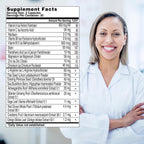 Health & Her Complementos para la Menopausia - Apoyo Multinutriente para Energía, Huesos, Músculos, Piel y Cabello - Vegano, Sin Gluten (60 Cápsulas - 1 Mes)